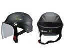 【RICHBIT 純正】RICHBITロゴ入り 開閉シールド付き ヘルメット LLサイズ/ ハーフヘルメット電動キックボード 電動バイク PSC SG規格 ハーフヘルメット オプション品 アクセサリ 大きめ XL(2)