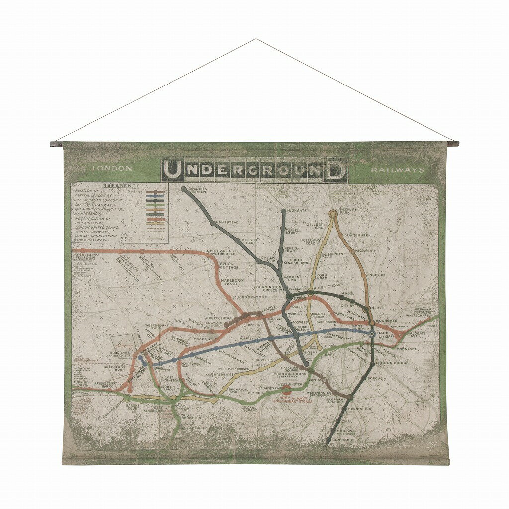 【東谷】タペストリー art-119aazm おしゃれ インテリア 家具 新生活 一人暮らし ロンドン 路線図 地図 マップ