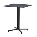 カフェテーブル スクエア 60cm天板 PT-331BK ブラック 黒 スチール テーブル 机 オフィス カフェ シンプル ラウンド 四角 正方形