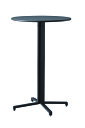 ハイテーブル 円形 60cm天板 高さ93.5cm PT-332BK ブラック 黒 スチール テーブル 机 オフィス カフェ シンプル ラウンド 丸テーブル カ...
