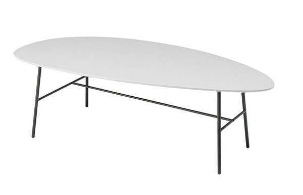 リビングテーブル PT-866GY グレー スチール