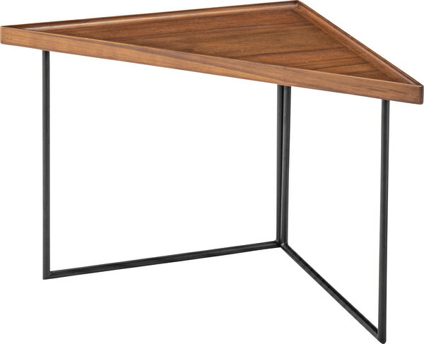 ミニテーブル コーナー L GT-316BR ブラウン