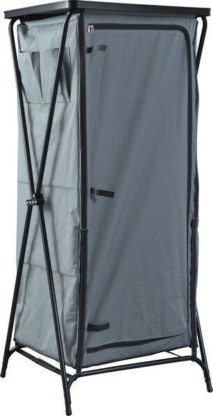 フォールディングキャビネット4D 東谷 OLC-628GY グレー 折りたたみ アウトドア 持ち運び ポータブル 収納 ラック キャンプ BBQ バーベキュー ...