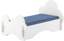 ペットベッド PET-69WH ホワイト ペットベッド ベッド 犬用 猫用 ドッグ キャット かわいい おしゃれ シンプル 雲 デニム 猫モチーフ 猫型 マット...