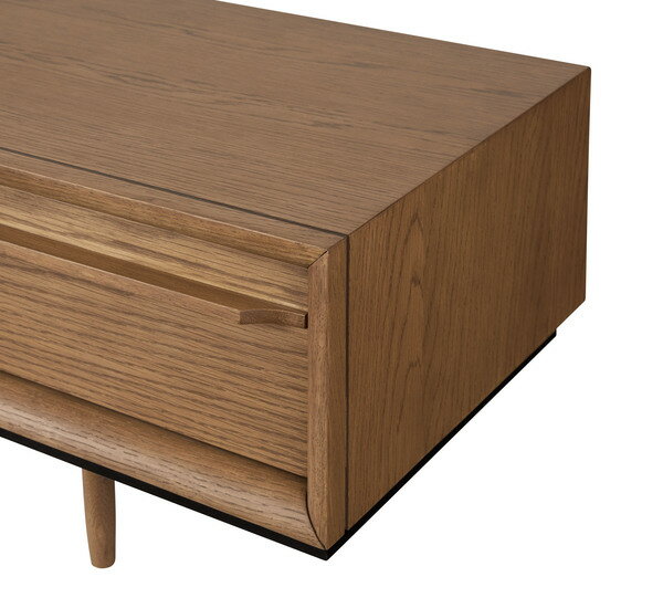 TVボード150 TIM-32BR ブラウン 150cm幅 テレビボード 引き出し テレビ台 ローボード おしゃれ [3]