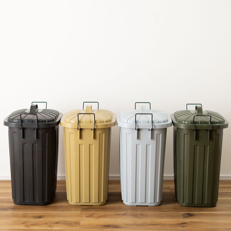 日本製 3年保証 スーパーカン ゴミ箱 大容量60L LFS-937 LFS-938 寒さにも強く柔軟性抜群 グリーン ミリタリー ごみ箱 分別ごみ箱 アウトドア キャンプ ダストボックス おしゃれ キッチン タフカン 屋外 屋内 家庭サイズ 衝撃 耐久性 寒冷地 大型 蓋付き ロック付き 防臭 agogonus-10186473 agog 楽天市場店 サンプル画像2