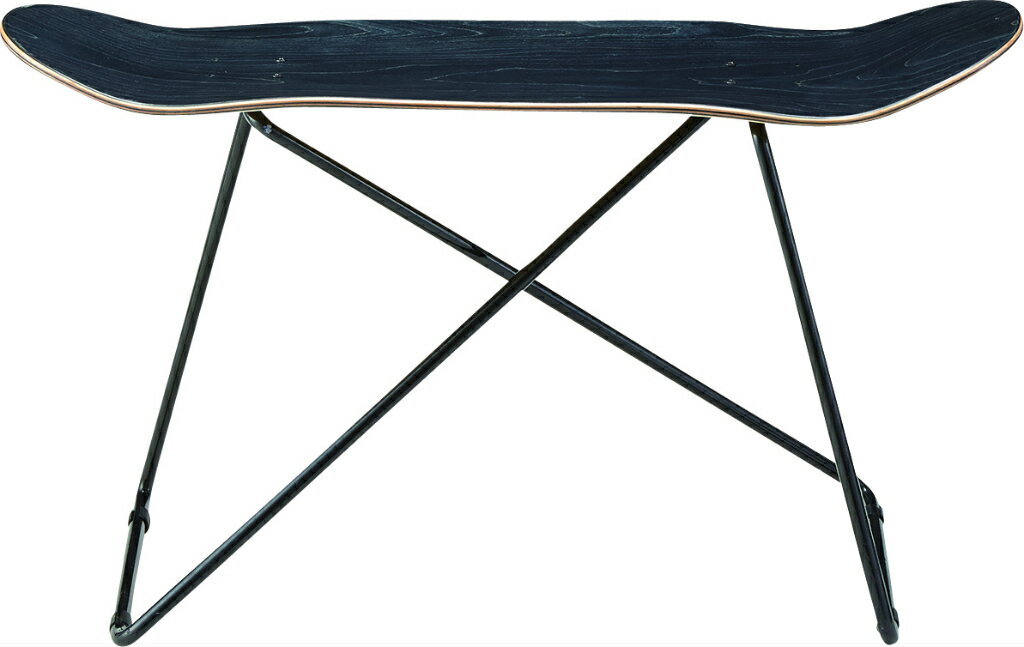 スケートボードテーブル sf-201bk 本物 スケボーデッキ スケボーの板 テーブル センターテーブル 机 リビングテーブル ローテーブル 西海岸 カリフォル...