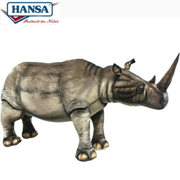 HANSA 4305 サイ170 全長：170cm RHINO BABY BH4305 ぬいぐるみ ハンサ クリスマス 誕生日 プレゼント 動物 犬 猫 鳥 うさぎ ペンギン アニマル 置物 人形 フィギュア KOESEN ケーセン カロラータ 大きい マスコット 実物大 大型