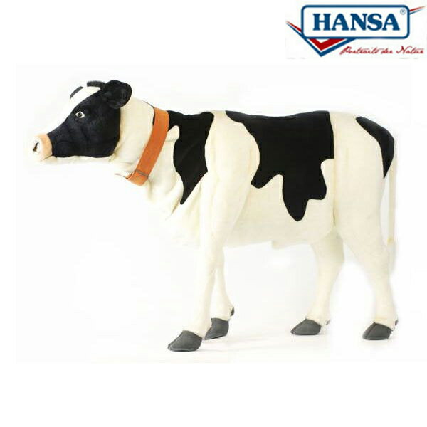 HANSA 4966 フリージアン200 全長：200cm FRIESIAN COW BH4966 ぬいぐるみ ハンサ 牛 クリスマス 誕生日 プレゼント 動物 犬 猫 鳥 うさぎ ペンギン アニマル 置物 人形 フィギュア KOESEN ケーセン カロラータ 大きい マスコット 実物大 大型