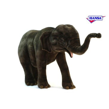 HANSA 5321 アジアゾウ180 全長：180cm ASIAN ELEPHANT BH5321 ぬいぐるみ ハンサ クリスマス 誕生日 プレゼント 動物 犬 猫 鳥 うさぎ ペンギン アニマル 置物 人形 フィギュア KOESEN ケーセン カロラータ 大きい マスコット 実物大 大型