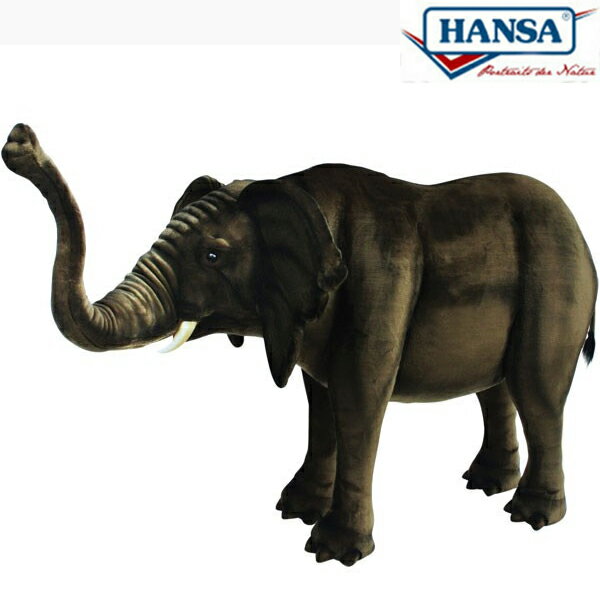 HANSA 5430 アフリカゾウ150 全長：150cm AFRICAELEPHANT BH5430 ぬいぐるみ ハンサ 象 クリスマス 誕生日 プレゼント 動物 犬 猫 鳥 うさぎ ペンギン アニマル 置物 人形 フィギュア KOESEN ケーセン カロラータ 大きい マスコット 実物大 大型