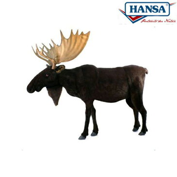 HANSA 5523 ヘラジカ235 全長：235cm MOOSE STANDING BH5523 ぬいぐるみ ハンサ トナカイ 鹿 バンビ クリスマス 誕生日 プレゼント 動物 犬 猫 鳥 うさぎ ペンギン アニマル 置物 人形 フィギュア KOESEN ケーセン カロラータ 大きい マスコット 実物大 大型