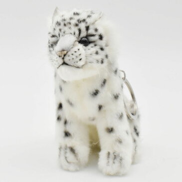 HANSA 6917 キーホルダー ユキヒョウ 10cm SNOW LEOPARD KEYCHAIN BH6917 キーチェーン ファー ぬいぐるみ ハンサ クリスマス 誕生日 プレゼント 動物 豹 ヒョウ 虎 アニマル 置物 人形 フィギュア KOESEN ケーセン カロラータ タイガース