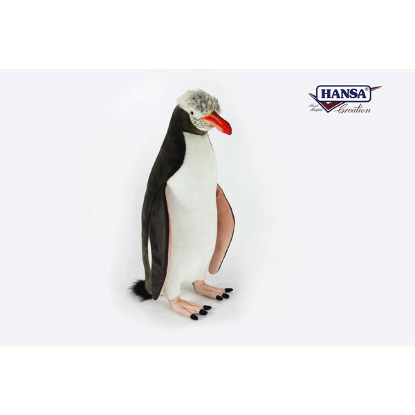 HANSA 7114 キンメペンギン64 全長：64cm YELLOW EYED P BH7114 ぬいぐるみ ハンサ クリスマス 誕生日 プレゼント 動物 犬 猫 鳥 うさぎ ペンギン アニマル 置物 人形 フィギュア KOESEN ケーセン カロラータ 大きい マスコット 実物大 大型