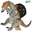 HANSA BH7751 ハンドパペット スピノサウルス グレー 42cm SPINOSAURUS PUPPET 恐竜 リアル ぬいぐるみ 操り人形 手人形 指人形 腹話術 ハンサ クリスマス 誕生日 プレゼント 動物 アニマル 置物 人形 フィギュア KOESEN ケーセン 7751