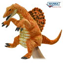 HANSA BH7760 ハンドパペット スピノサウルス オレンジ 42cm SPINOSAURUS PUPPET 恐竜 リアル ぬいぐるみ 操り人形 手人形 指人形 腹話術 ハンサ クリスマス 誕生日 プレゼント 動物 アニマル 置物 人形 フィギュア KOESEN ケーセン 7760