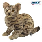 HANSA 7844 ベンガルヤマネコ 35cm LEOPARD CAT BH7844 山猫 ぬいぐるみ ハンサ クリスマス 誕生日 プレゼント 動物 犬 猫 鳥 うさぎ ペンギン アニマル 置物 人形 フィギュア KOESEN ケーセン 大きい マスコット 実物大 大型