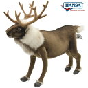 HANSA 7863 トナカイ 35cm NORDIC REINDEER BH7863 ぬいぐるみ ハンサ クリスマス 誕生日 プレゼント 動物 犬 猫 鳥 うさぎ ペンギン アニマル 置物 人形 フィギュア KOESEN ケーセン 大きい マスコット 実物大 大型