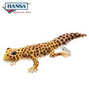 HANSA 8140 ヒョウモントカゲモドキ 26 全長：26cm LEOPARD GECKO レオパ ヒョウ柄 ぬいぐるみ トカゲ 爬虫類 ヤモリ ハンサ クリスマス 誕生日 プレゼント 動物 犬 猫 鳥 うさぎ ペンギン アニマル 置物 人形 フィギュア 大きい マスコット 実物大 大型