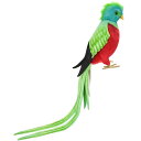 HANSA8143 ケツァール 31cm RESPLENDENT QUETZAL BH8143 世界で一番美しい鳥 幻の鳥 コスタリカ カザリキヌバネドリ ぬいぐるみ ハンサ クリスマス 誕生日 プレゼント 動物 犬 猫 鳥 うさぎ アニマル 置物 人形 フィギュア 実物大 大型