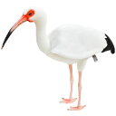 HANSA8192 シロトキ 54cm WHITE IBIS BH8192 朱鷺 鴇 トキ ぬいぐるみ ハンサ クリスマス 誕生日 プレゼント 動物 犬 猫 鳥 うさぎ ペンギン アニマル 置物 人形 フィギュア ケーセン 大きい マスコット 実物大 大型