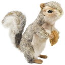 HANSA 4841 ハイイロリス21 全長：21cm GREY SQUIRREL BH4841 ぬいぐるみ ハンサ クリスマス 誕生日 プレゼント 動物 犬 猫 鳥 うさぎ ペンギン アニマル 置物 人形 フィギュア KOESEN ケーセン 大きい マスコット 実物大 大型