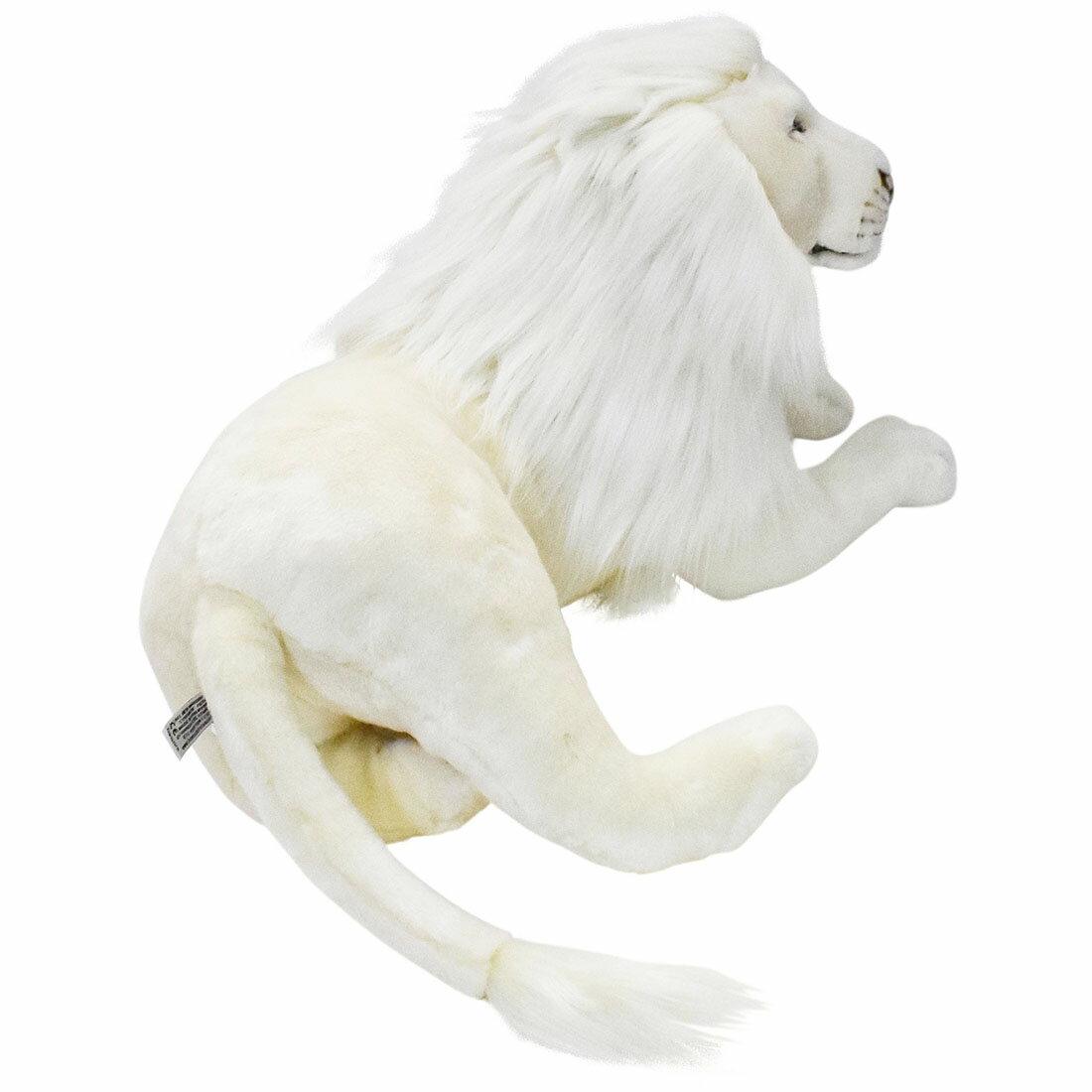 HANSA 6364 ホワイトライオン(オス)65 全長：65cm WHITE LION BH6364 ぬいぐるみ ハンサ クリスマス 誕生日 プレゼント 動物 犬 猫 鳥 うさぎ ペンギン アニマル 置物 人形 フィギュア KOESEN ケーセン カロラータ 大きい マスコット 実物大 大型