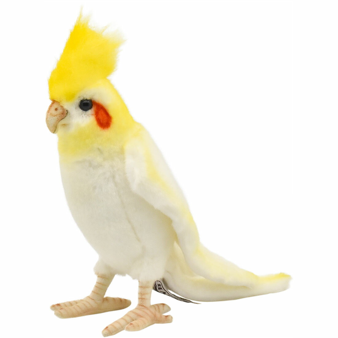 HANSA 6457 オカメインコ　ルチノー18 全長：18cm COCKATIEL BH6457 ぬいぐるみ ハンサ クリスマス 誕生日 プレゼント 動物 犬 猫 鳥 うさぎ ペンギン アニマル 置物 人形 フィギュア KOESEN ケーセン 大きい マスコット 実物大 大型