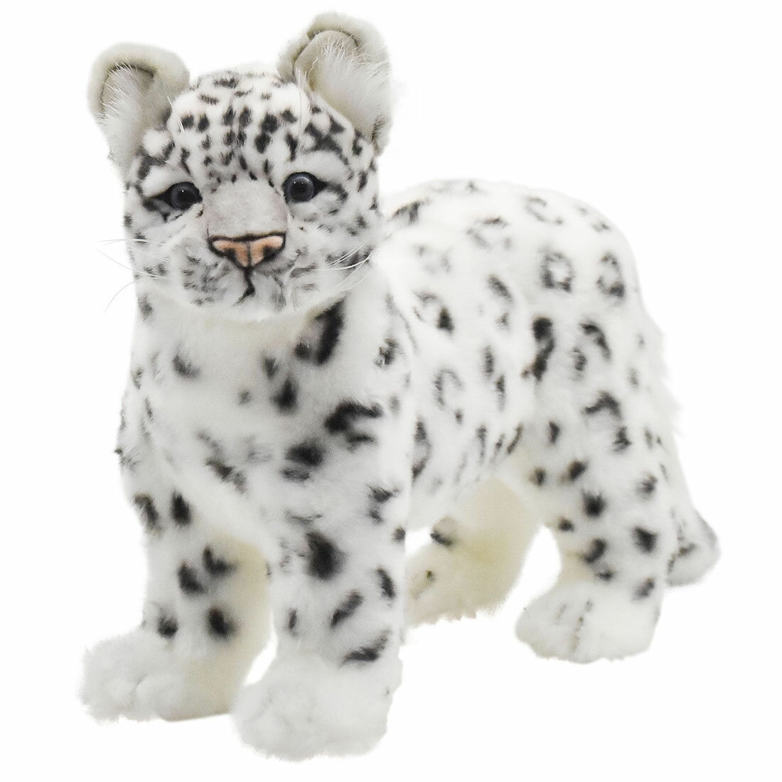 HANSA 6781 ユキヒョウ40 全長：40cm SNOW LEOPARD STA BH6781 ぬいぐるみ ハンサ クリスマス 誕生日 プレゼント 動物 犬 猫 鳥 うさぎ ペンギン アニマル 置物 人形 フィギュア KOESEN ケーセン 大きい マスコット 実物大 大型