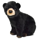 HANSA 7040 クロクマ(コ)25 全長：25cm BEAR CUB BLACK BH7040 クマ 熊 ベア ベアー テディベア 子供 赤ちゃん ぬいぐるみ ハンサ クリスマス 誕生日 プレゼント 動物 犬 猫 鳥 アニマル 置物 人形 フィギュア KOESEN ケーセン 大きい 実物大 大型 1