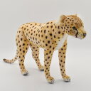 HANSA 7241 チーター34 全長：34cm CHEETAH STANDING BH7241 ぬいぐるみ ハンサ クリスマス 誕生日 プレゼント 動物 犬 猫 鳥 うさぎ ペンギン アニマル 置物 人形 フィギュア KOESEN ケーセン 大きい マスコット 実物大 大型