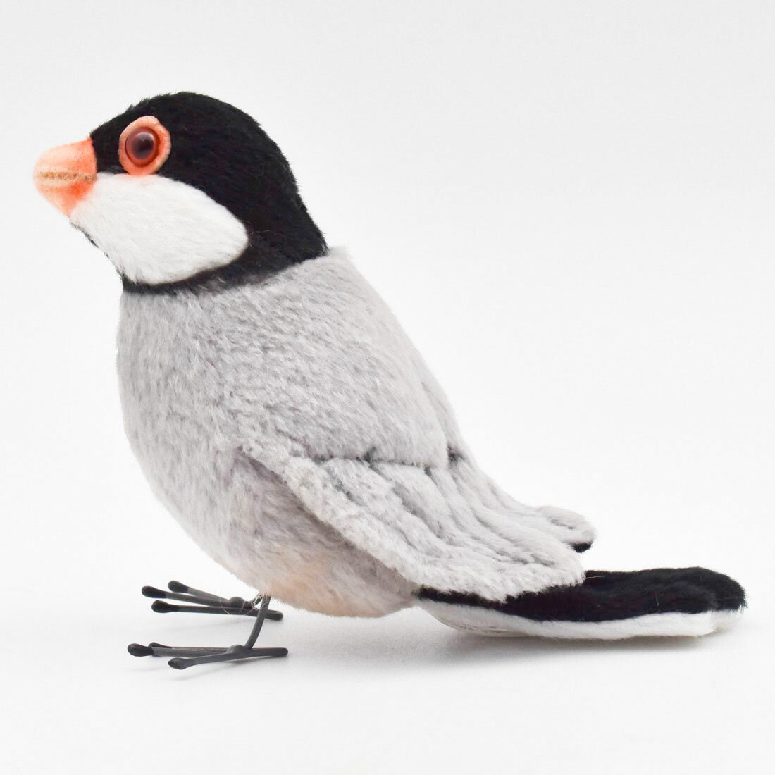 HANSA 7248 ブンチョウ13 全長：13cm JAVA SPARROW BH7248 ぬいぐるみ ハンサ 文鳥 クリスマス 誕生日 プレゼント 動物 犬 猫 鳥 うさぎ ペンギン アニマル 置物 人形 フィギュア KOESEN ケーセン カロラータ 大きい マスコット 実物大 大型