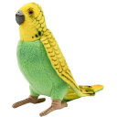 HANSA 3653 グリーン セキセイインコ21 全長:21cm BUDGERIGAR BH3653 ぬいぐるみ ハンサ クリスマス 誕生日 プレゼント 動物 犬 猫 鳥 うさぎ ペンギン アニマル 置物 人形 フィギュア KOESEN ケーセン 大きい マスコット 実物大 大型