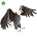 HANSA ハクトウワシ117 L117(cm) 3802 ぬいぐるみ ハンサ 白頭鷲 クリスマス 誕生日 プレゼント 動物 犬 猫 鳥 うさぎ ペンギン アニマル 置物 人形 フィギュア KOESEN ケーセン 大きい マスコット 実物大 大型