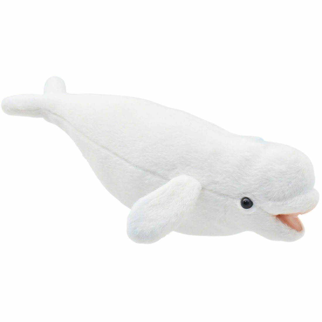 HANSA 6651 シロイルカ25 全長：25cm WHALE BELUGA BH6651 ぬいぐるみ ハンサ 白イルカ クリスマス 誕生日 プレゼント 動物 犬 猫 鳥 うさぎ ペンギン アニマル 置物 人形 フィギュア KOESEN ケーセン 大きい マスコット 実物大 大型