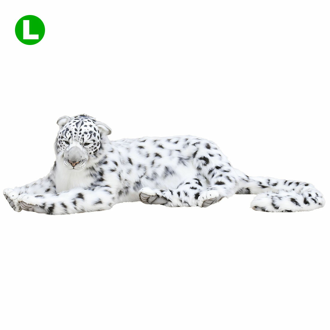 HANSA 6998 ユキヒョウ110 全長：110cm SNOW LEOPARD JAC BH6998 ぬいぐるみ ハンサ クリスマス 誕生日 プレゼント 動物 犬 猫 鳥 うさぎ ペンギン アニマル 置物 人形 フィギュア KOESEN ケーセン 大きい マスコット 実物大 大型