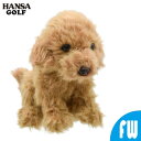 HANSA ゴルフ FW用 ヘッドカバー トイプードル アプリコット フェアウェイウッド用 BH8482 ぬいぐるみ ハンサ 動物 犬 猫 アニマル リアル 人...