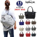 キプリング ショルダーバッグ レディース キプリング バッグ K10619 Kipling 2wayバッグ Basic EWO ART ショルダーバッグ トート ナイロン ag-1159