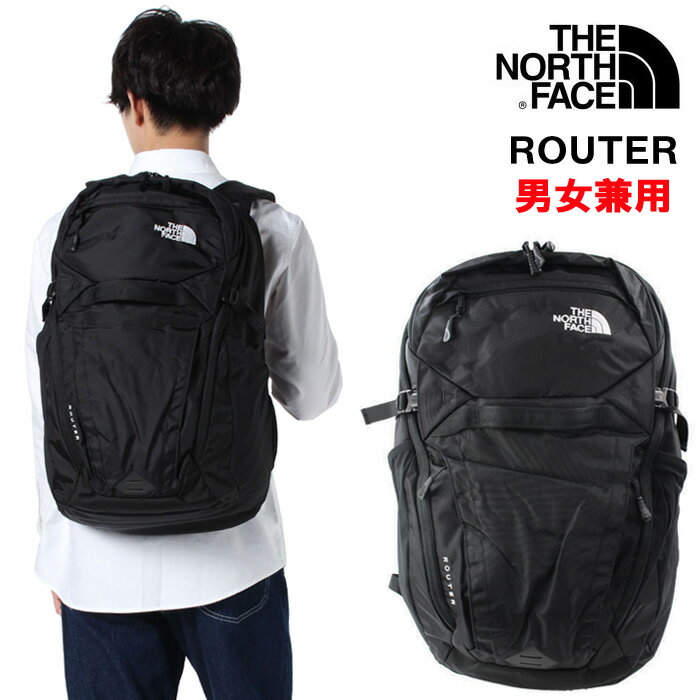 ザ・ノース・フェイス リュック ROUTER ルーター NF0A3ETUJK3 THE NORTH FACE BLACK ブラック リュックサック ノースフェイス バックパック 男女兼用 ag-1807