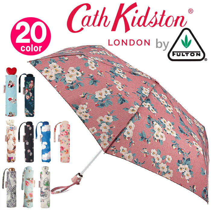 ＊キャスキッドソン 傘 折り畳み傘 L768 かさ 雨傘 アンブレラ FULTON フルトン Cath Kidston ab-363400