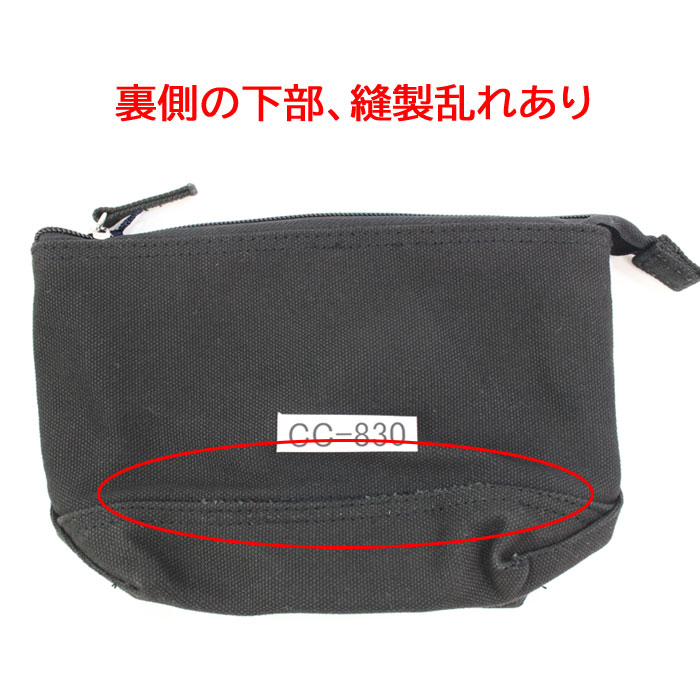 【訳あり返品不可】【ネコポス】cc-830 ポロ ラルフローレン ポーチ 959089 ZIP POUCH ブラック ラルフ Ralph Lauren