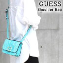 *ゲス バッグ CS799178 AQUA CORILY MINI ショルダーバッグ ミニバッグ バック クロコ型押し GUESS ab-435400