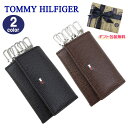 トミー ヒルフィガー キーケース ＊トミーヒルフィガー キーケース 31TL170006 プレートロゴ レザー 6連フック トミー TOMMY HILFIGER ab-510600