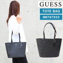 *ゲス バッグ BM787922 COAL NOELLE トートバッグ モノグラム チャーム付き バック GUESS ab-425300