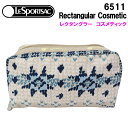 ＊【ポスト投函可】レスポートサック ポーチ 6511 E775 COZY FAIRISLE LeSportsac レクタングラー コスメティック RECTANGULAR COSMETIC 化粧ポーチ コスメポーチ メイクポーチ レスポ ab-60152