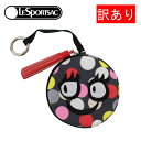 【訳あり返品不可】【ポスト投函可】cc-3416 レスポートサック ポーチ 2718 E357 JOSIE LeSportsac CIRCLE TASSEL CHARM バッグチャーム カードケース レスポ