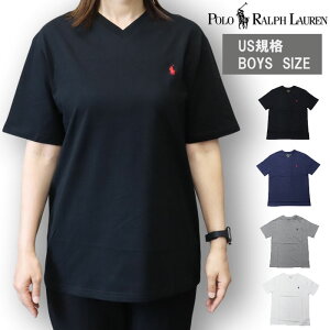 ポロ ラルフローレン Vネック Tシャツ ボーイズ 半袖 323832906 キッズ BOYS 150 160 170 メンズ レディース POLO Ralph Lauren ポロラルフローレン ユニセックス ab-575000