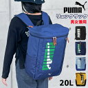 PUMA プーマ リュック ジュニア リュックサック ブラック エイダン スクエアリュック 20L J20143 A4 撥水 リフレクター デイパック ジュニア 子ども 小学生 男の子 女の子 通学 遠足 ab-60614