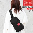 *マンハッタンポーテージ 1910 SLING PACK スリングパック ワンショルダー バッグ ボディバッグ ブラック ManhattanPortage マンハッタン ab-60358(4)