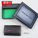 【訳あり返品不可】cc-4004 トミーヒルフィガー キーケース 31TL17X013 TOMMY HILFIGER 型押しロゴ レザー 6連フック トミー